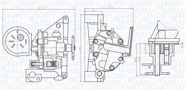 Pompe à huile MAGNETI MARELLI 351516000076