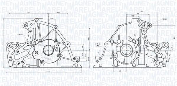 Pompe à huile MAGNETI MARELLI ref. 351516000079