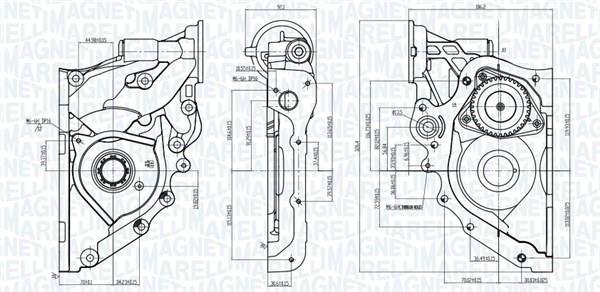 Pompe à huile MAGNETI MARELLI 351516000080