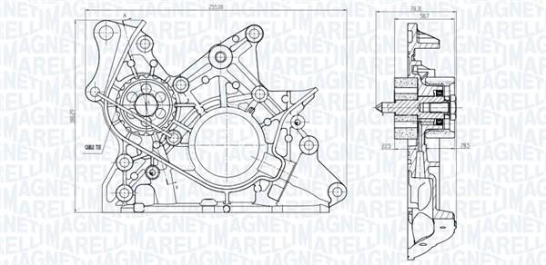 Pompe à huile MAGNETI MARELLI ref. 351516000088