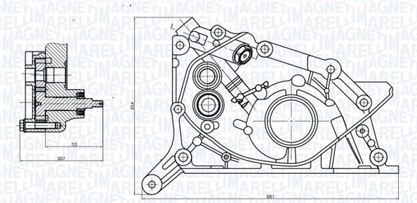 Pompe à huile MAGNETI MARELLI 351516000089