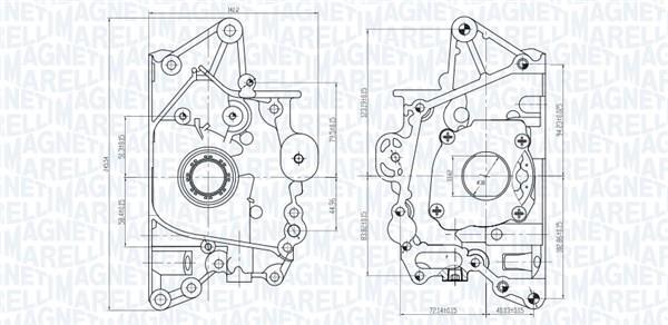 Pompe à huile MAGNETI MARELLI ref. 351516000090