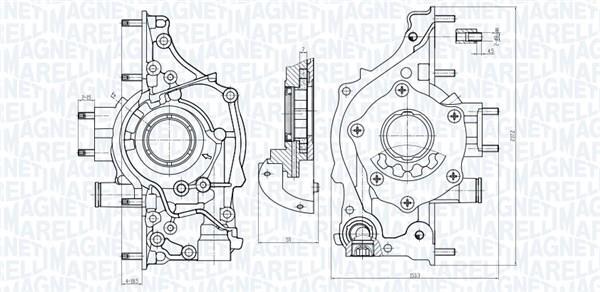 Bomba de aceite MAGNETI MARELLI 351516000093