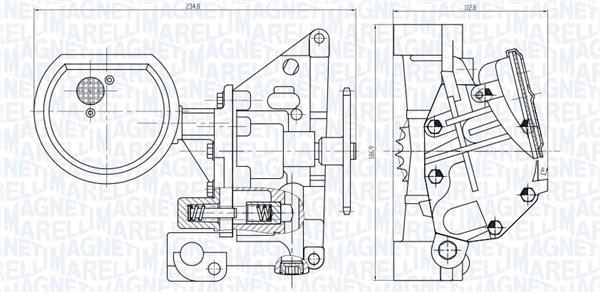 Pompe à huile MAGNETI MARELLI ref. 351516000094