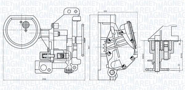 Pompe à huile MAGNETI MARELLI 351516000102