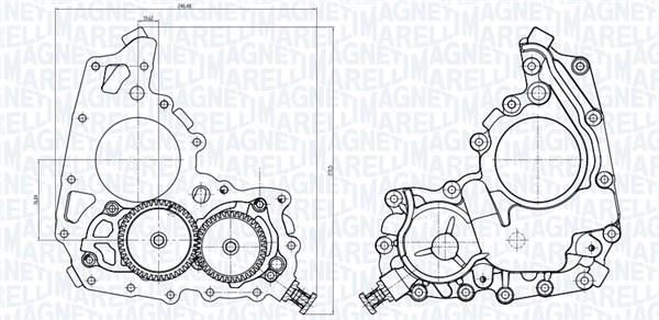 Pompe à huile MAGNETI MARELLI ref. 351516000121