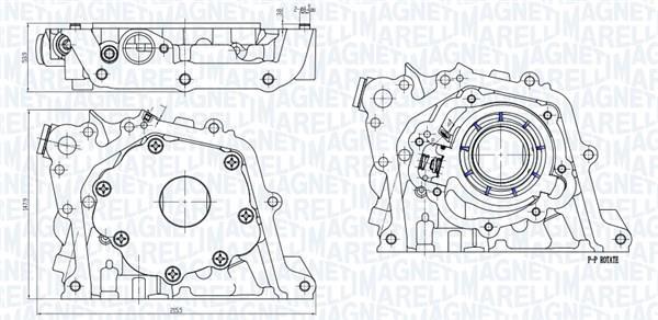 Pompe à huile MAGNETI MARELLI 351516000126