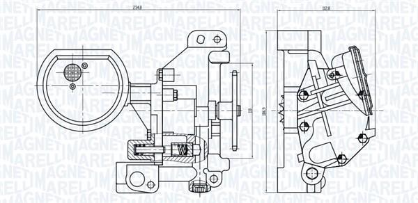 Bomba de aceite MAGNETI MARELLI ref. 351516000131