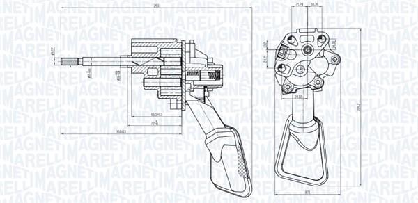 Pompe à huile MAGNETI MARELLI 351516000132