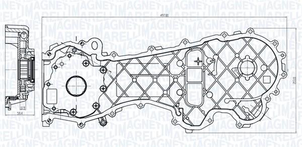 Pompe à huile MAGNETI MARELLI ref. 351516000139