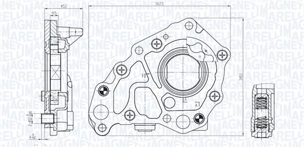 Pompe à huile MAGNETI MARELLI 351516000153