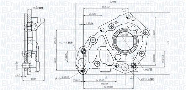 Pompe à huile MAGNETI MARELLI 351516000153