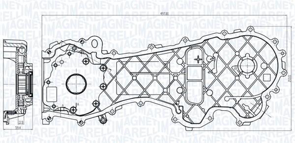 Pompe à huile MAGNETI MARELLI 351516000158