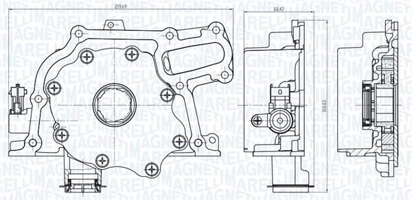 Pompe à huile MAGNETI MARELLI 351516000161