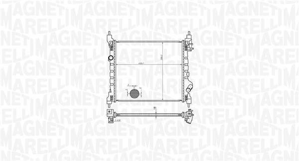 Radiador motor MAGNETI MARELLI ref. 350213178800