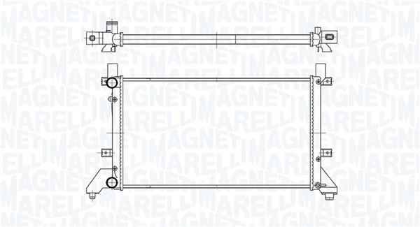 Radiateur moteur (Radiateur de refroidissement) MAGNETI MARELLI ref. 350213189400