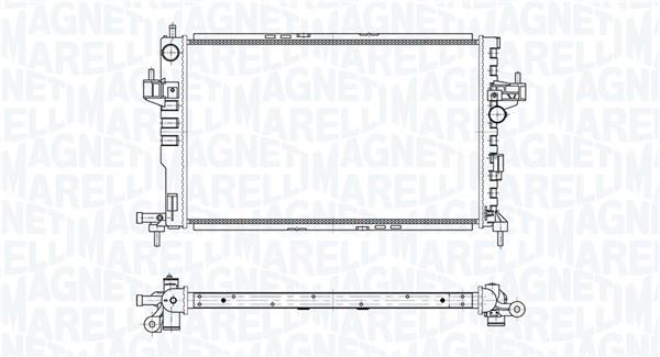 Radiador motor MAGNETI MARELLI ref. 350213191500