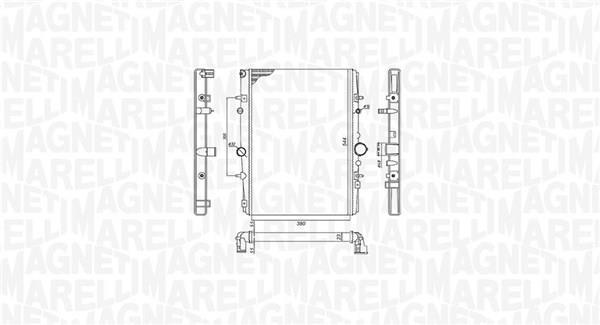 Radiador motor MAGNETI MARELLI ref. 350213199400