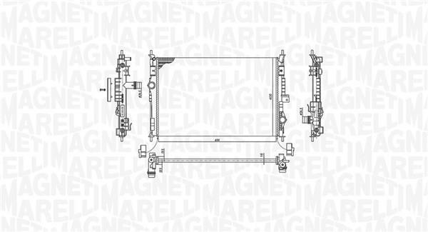Radiador motor MAGNETI MARELLI ref. 350213199600
