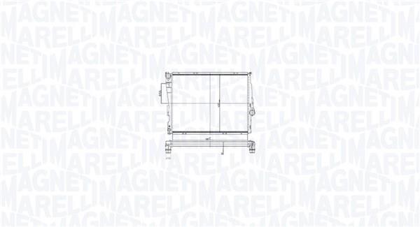 Radiador motor MAGNETI MARELLI ref. 350213211700