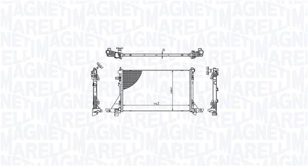 Radiador motor MAGNETI MARELLI ref. 350213213300