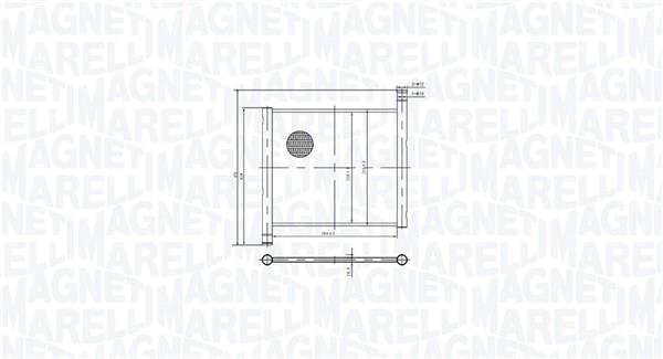 Radiador motor MAGNETI MARELLI ref. 350213213700