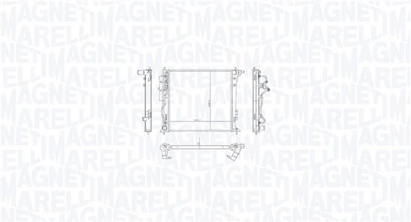 Radiador motor MAGNETI MARELLI ref. 350213216300