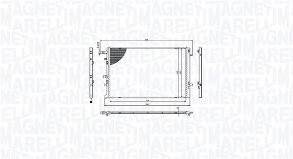 Radiador motor MAGNETI MARELLI ref. 350213217000