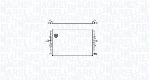 Radiateur moteur (Radiateur de refroidissement) MAGNETI MARELLI 350213222700