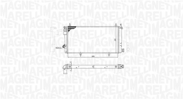 Radiateur moteur (Radiateur de refroidissement) MAGNETI MARELLI 350213786000
