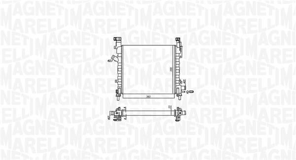 Radiateur moteur (Radiateur de refroidissement) MAGNETI MARELLI 350213924000