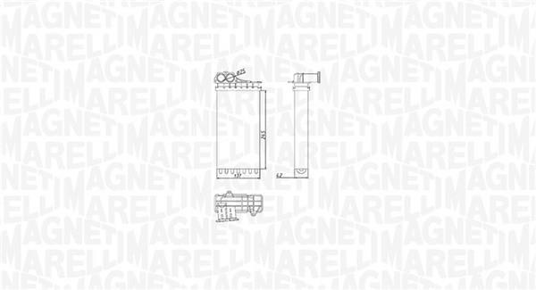 Radiador de aquecimento MAGNETI MARELLI ref. 350218436000