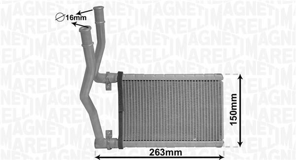 Radiateur de chauffage MAGNETI MARELLI 350218490000