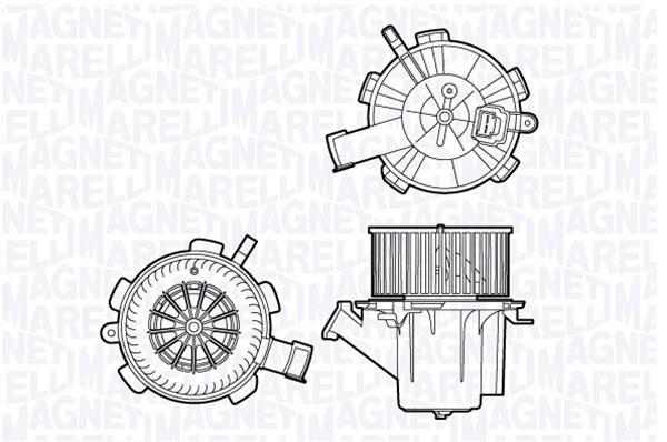 Ventilador de habitáculo MAGNETI MARELLI ref. 069412706010