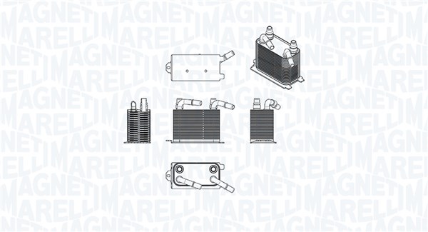 Radiateur d'huile moteur (Refroidisseur d'huile moteur) MAGNETI MARELLI 350300006900