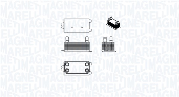 Radiateur d'huile moteur (Refroidisseur d'huile moteur) MAGNETI MARELLI 350300007100