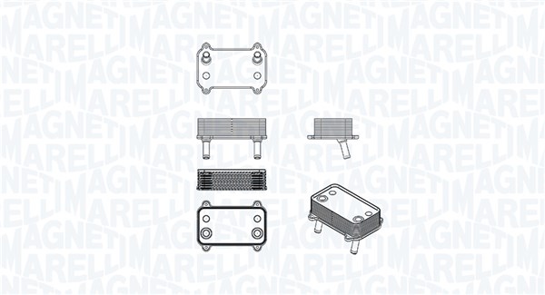Radiateur d'huile moteur (Refroidisseur d'huile moteur) MAGNETI MARELLI 350300007200