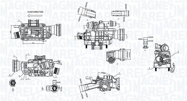 Thermostat d'eau (Calorstat) MAGNETI MARELLI ref. 352317005080