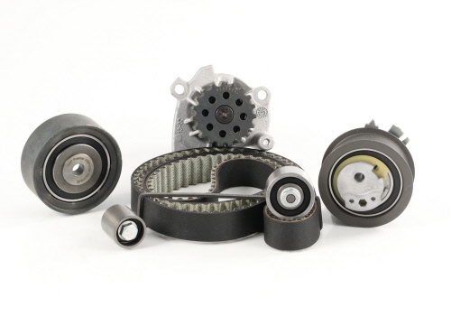 Pompe à eau + kit de courroie de distribution (Kit courroie de distribution) VALEO ref. 614556