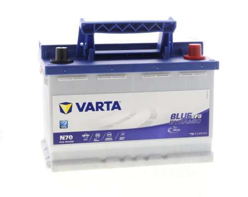 Batería Coche VARTA N70 Arranque y Parada Efb 70AH 760A 278x175x190  570500076