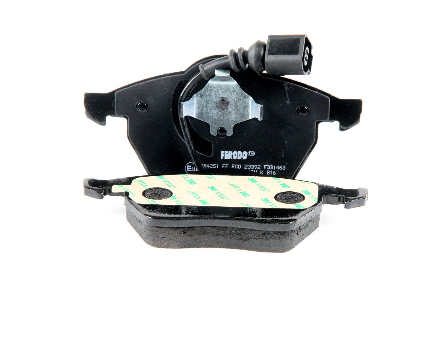 Jeu de 4 plaquettes de frein FERODO FDB1463