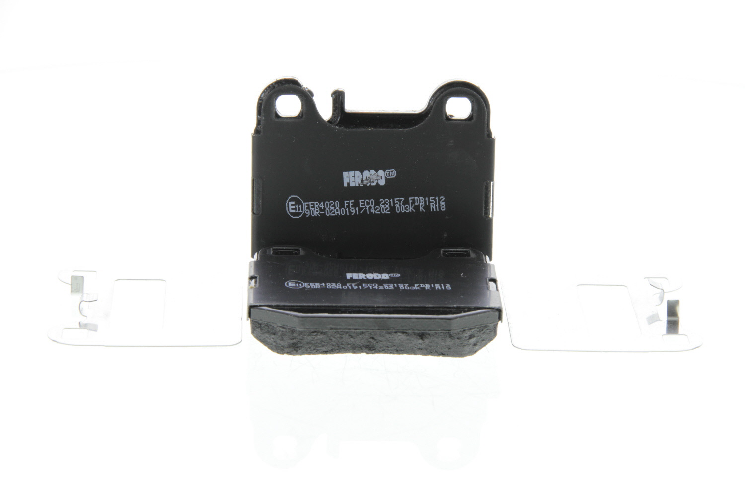 Jeu de 4 plaquettes de frein FERODO FDB1512