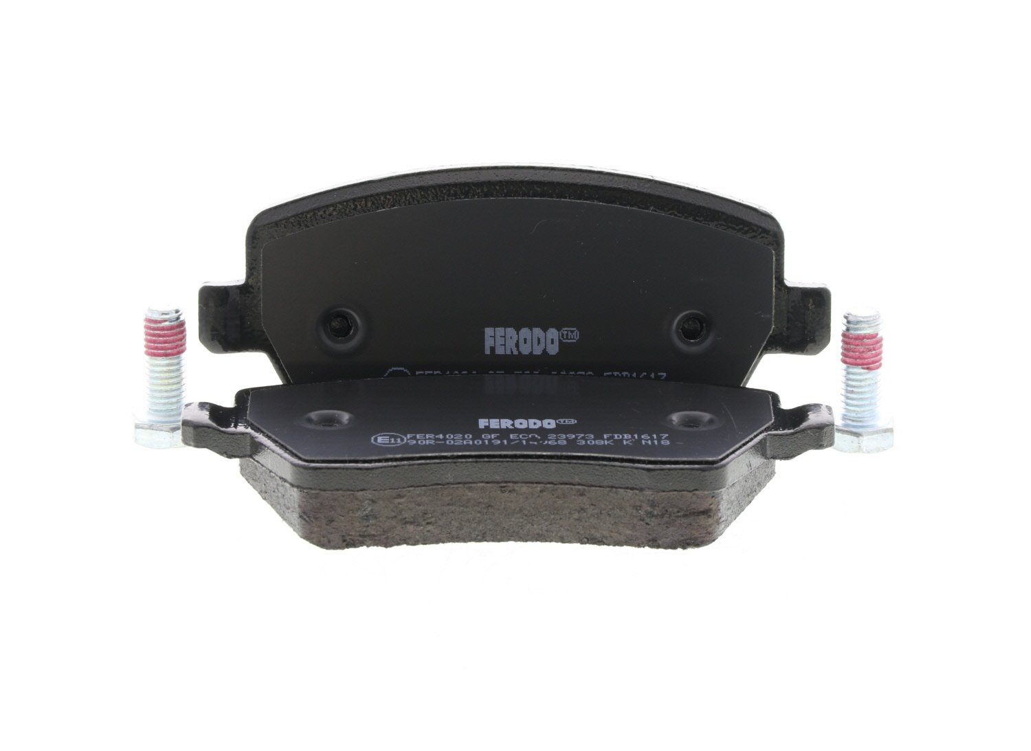 Jeu de 4 plaquettes de frein FERODO FDB1617