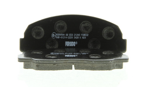 Jeu de 4 plaquettes de frein FERODO ref. FDB532