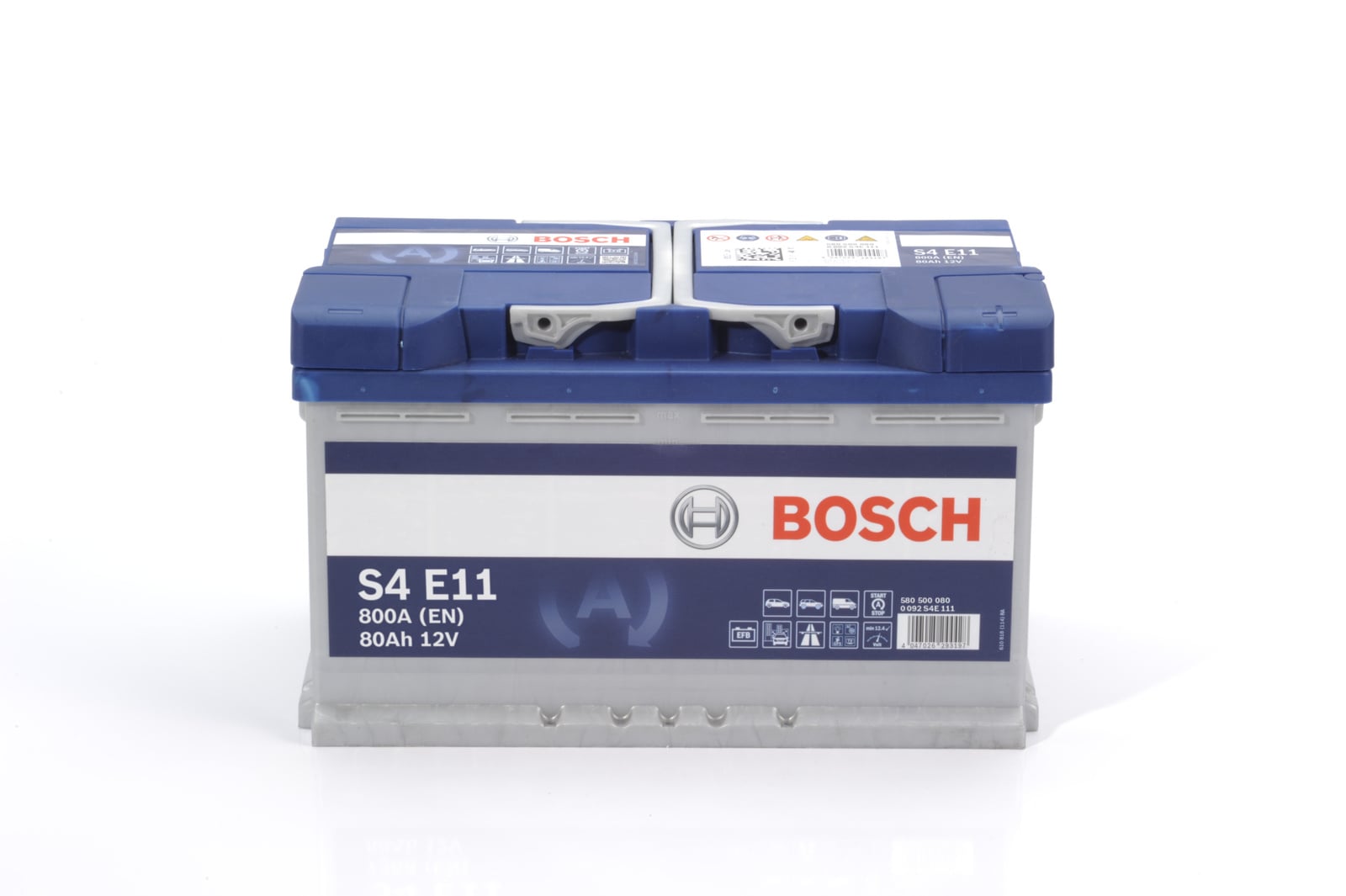Batterie (de voiture) BOSCH 80.0 Ah - S4E 11 - ref. 0 092 S4E 111