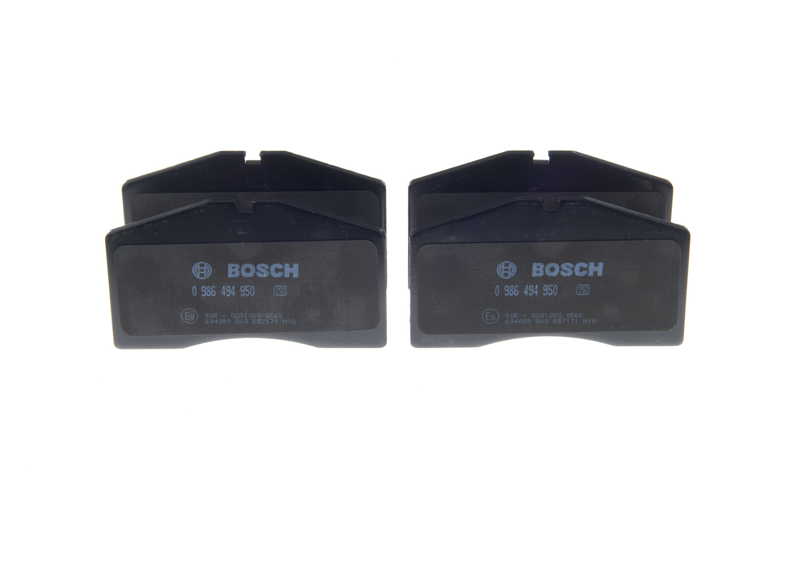 Jogo de 4 pastilhas de travão BOSCH ref. 0 986 494 950