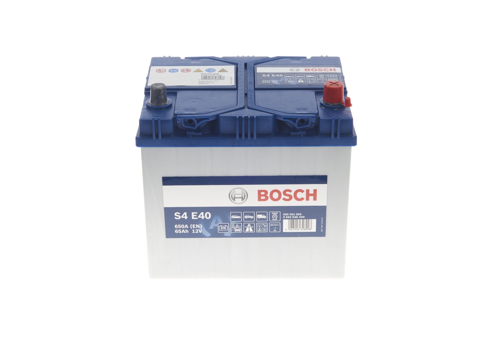 Batería (de coche) BOSCH 65.0 Ah - S4E 40 - ref. 0 092 S4E 400