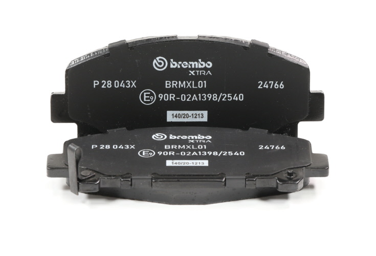 Jogo de 4 pastilhas de travão BREMBO ref. P 28 043X