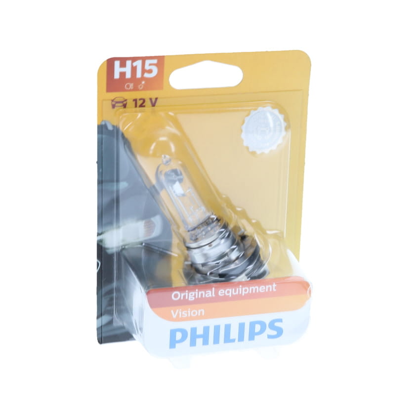 Ampoule H15 Philips 55/15W Origine 12580 PGJ23t-1 - Cdiscount Maison