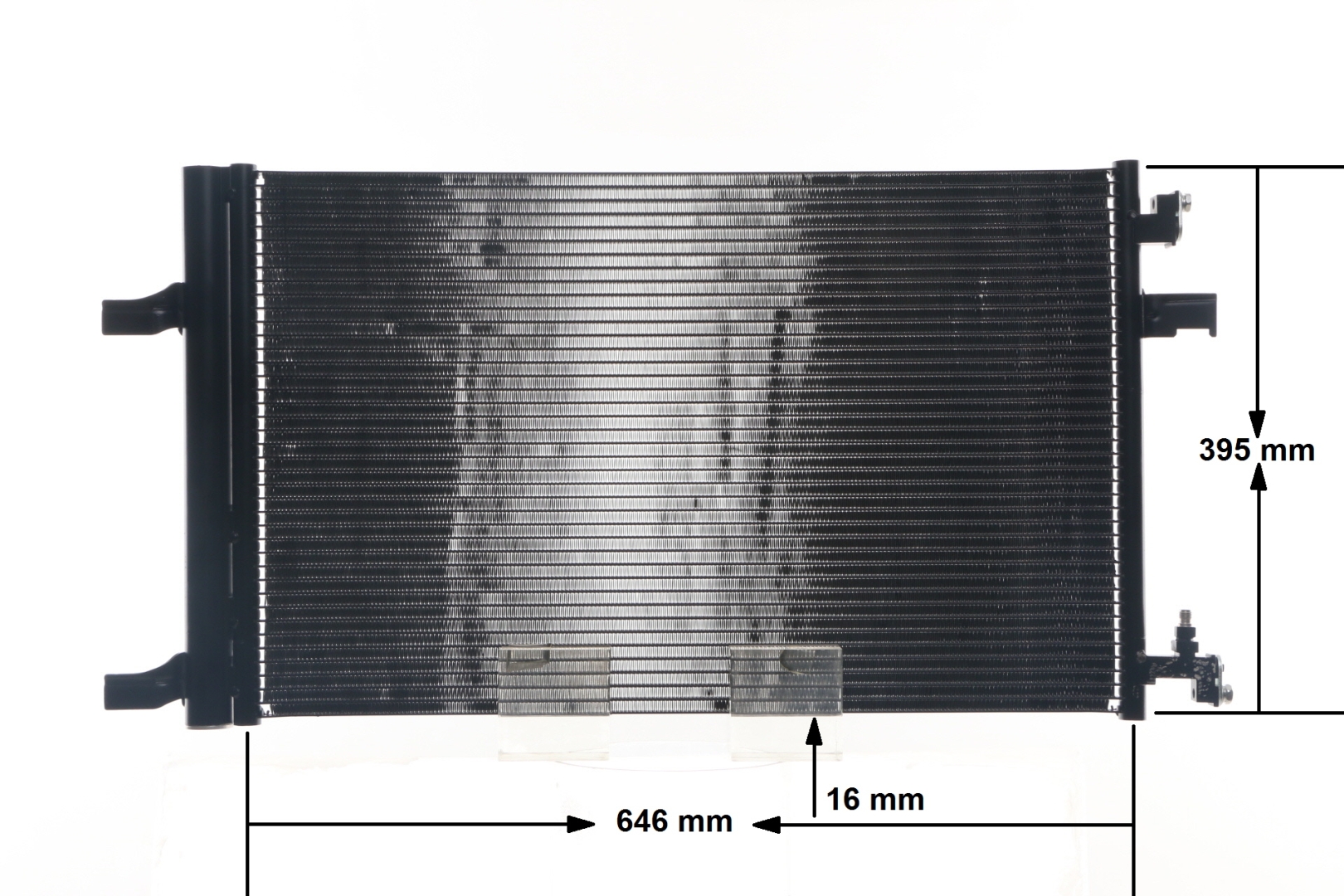 Condenseur, climatisation (Radiateur de climatisation) MAHLE Aftermarket ref. AC 637 000S